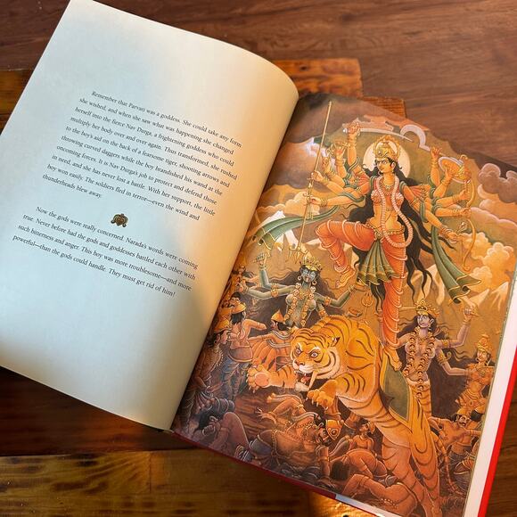 Vintage 2003 How Ganesha Got His Elephant Head Indian Stories For Children Book - Picture 8 of 10